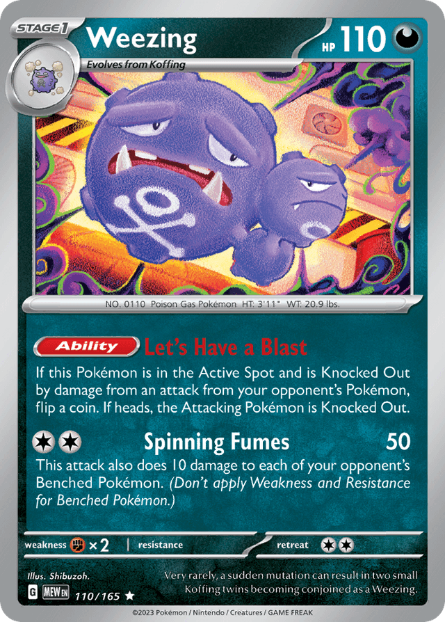 Weezing — 151 #110
