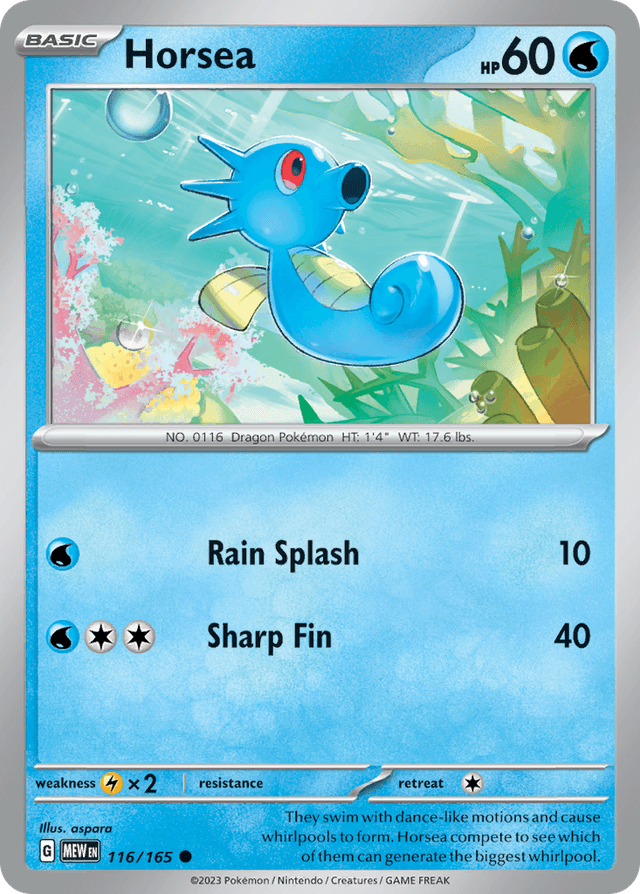 Horsea — 151 #116