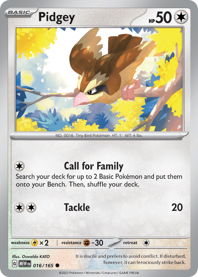 Pidgey — 151 #16