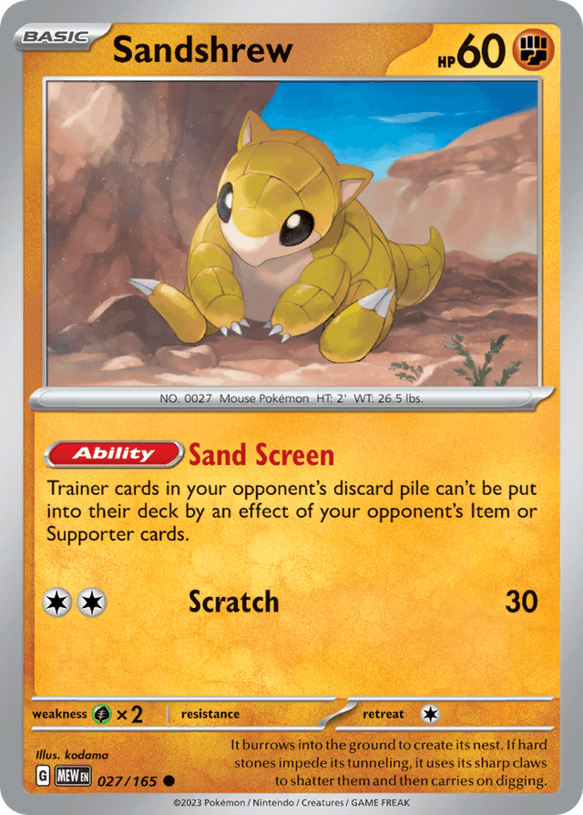 Sandshrew — 151 #27
