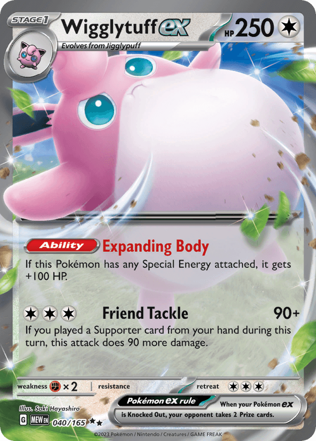 Wigglytuff ex — 151 #40