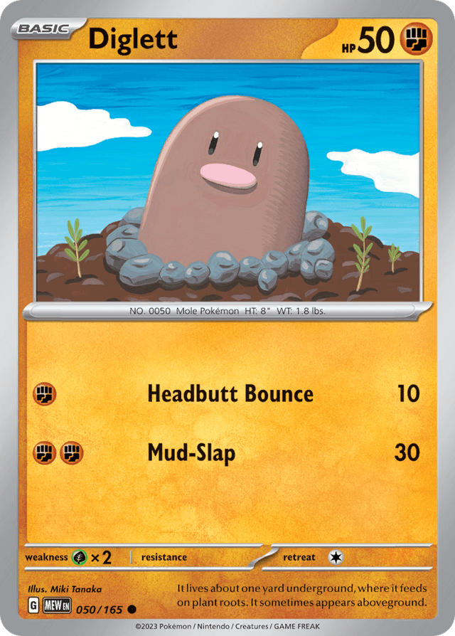 Diglett — 151 #50