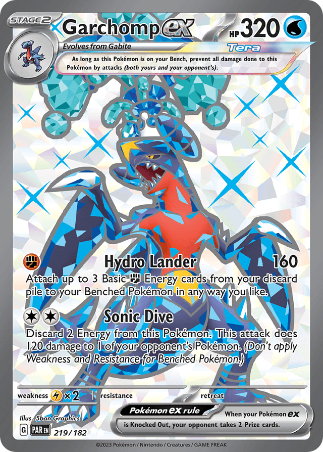 Garchomp ex — Paradox Rift #219
