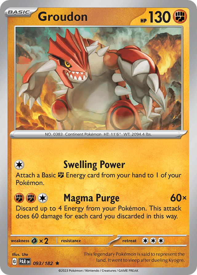 Groudon — Paradox Rift #93