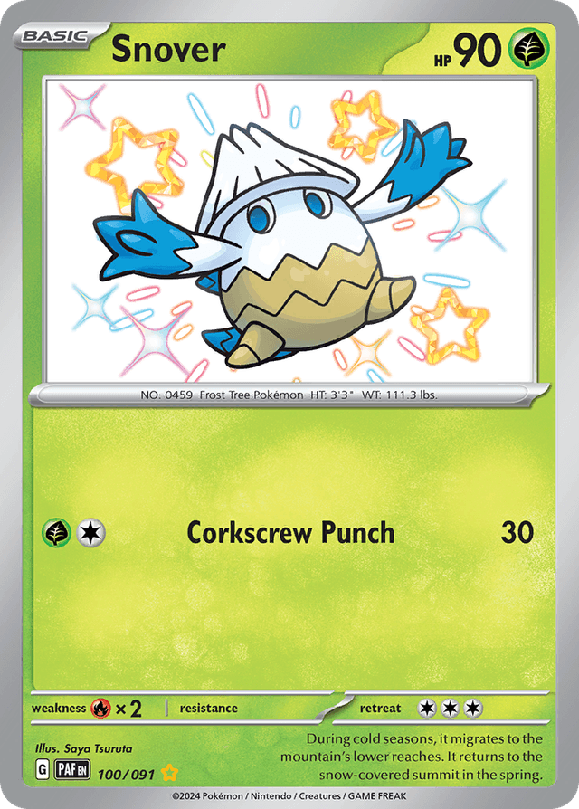 Snover — Paldean Fates #100