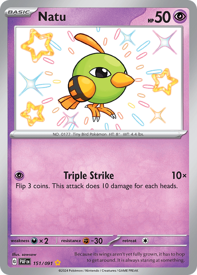 Natu — Paldean Fates #151