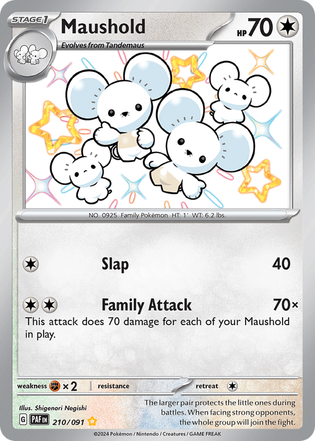 Maushold — Paldean Fates #210