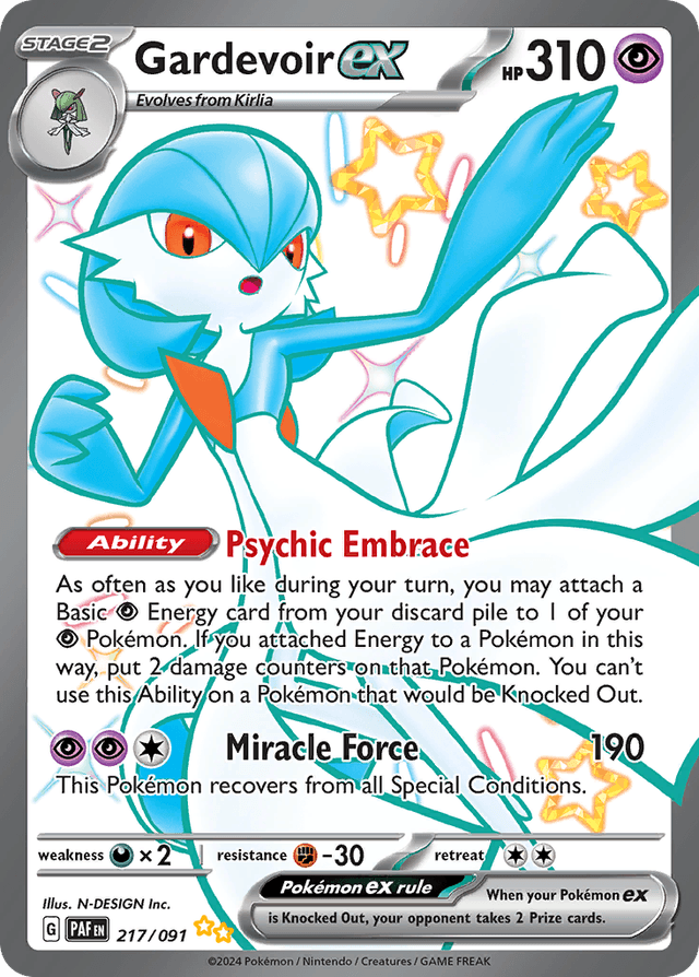 Gardevoir ex — Paldean Fates #217
