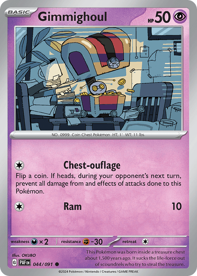 Gimmighoul — Paldean Fates #44