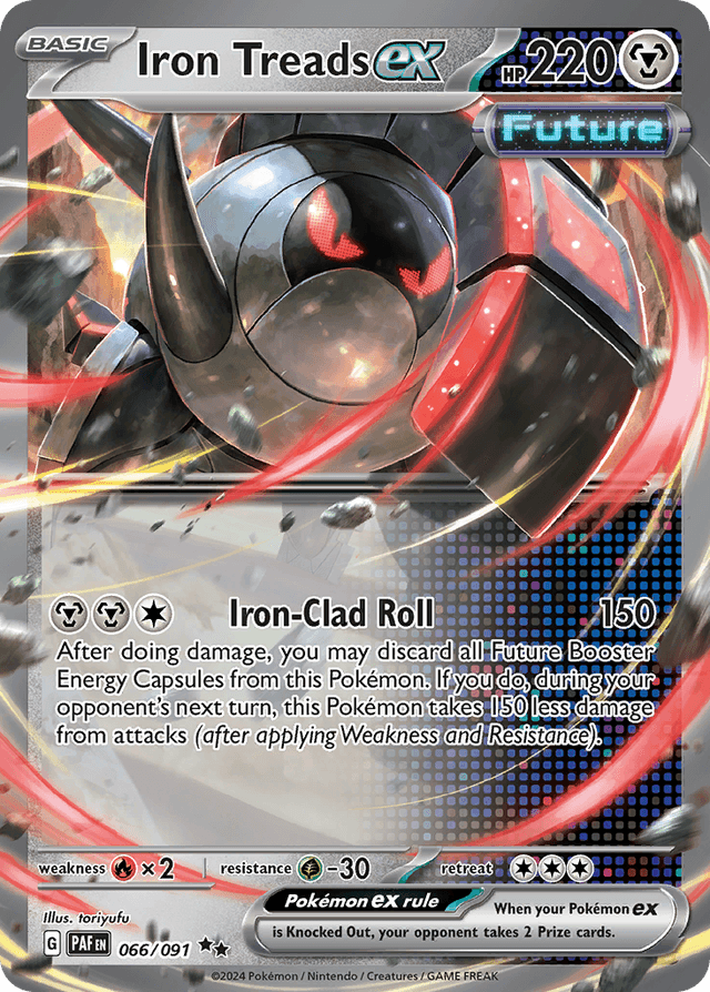 Iron Treads ex — Paldean Fates #66