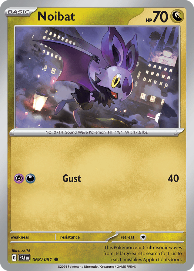 Noibat — Paldean Fates #68