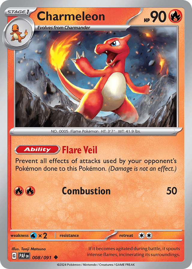 Charmeleon — Paldean Fates #8