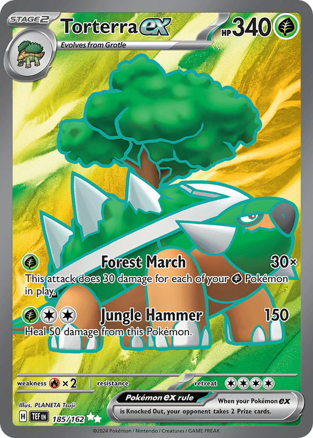 Torterra ex — Temporal Forces #185