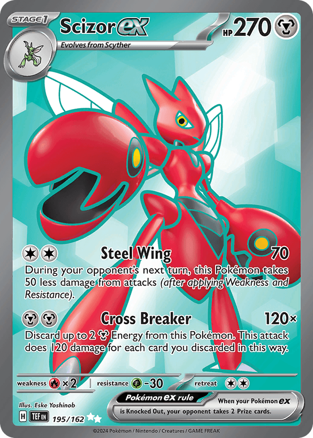 Scizor ex — Temporal Forces #195
