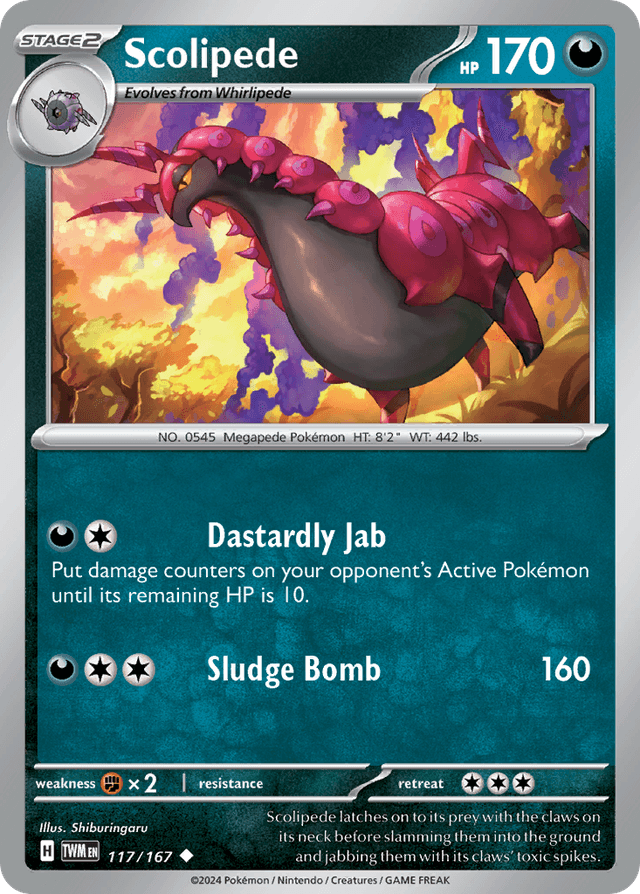 Scolipede — Twilight Masquerade #117