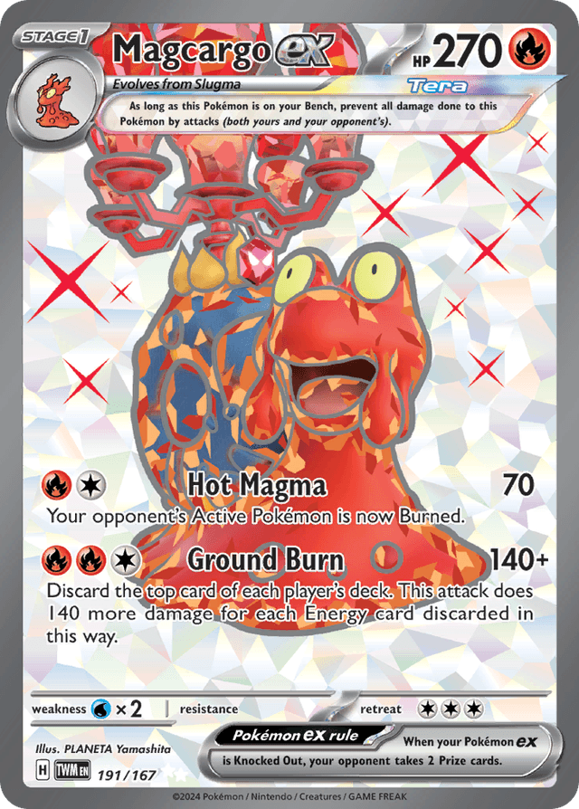 Magcargo ex — Twilight Masquerade #191