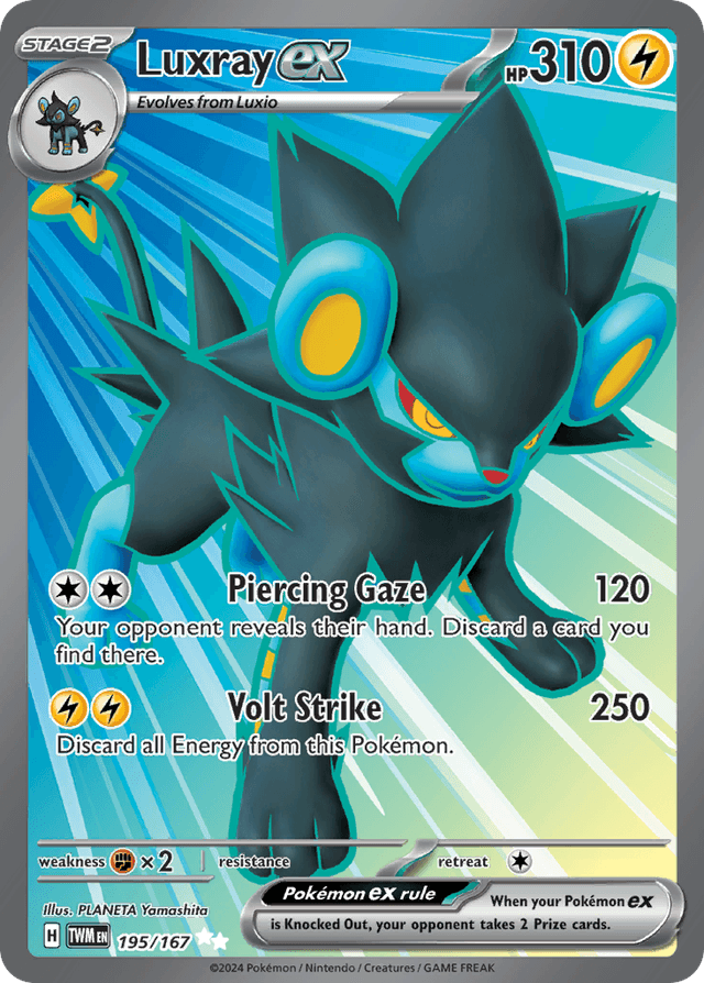 Luxray ex — Twilight Masquerade #195