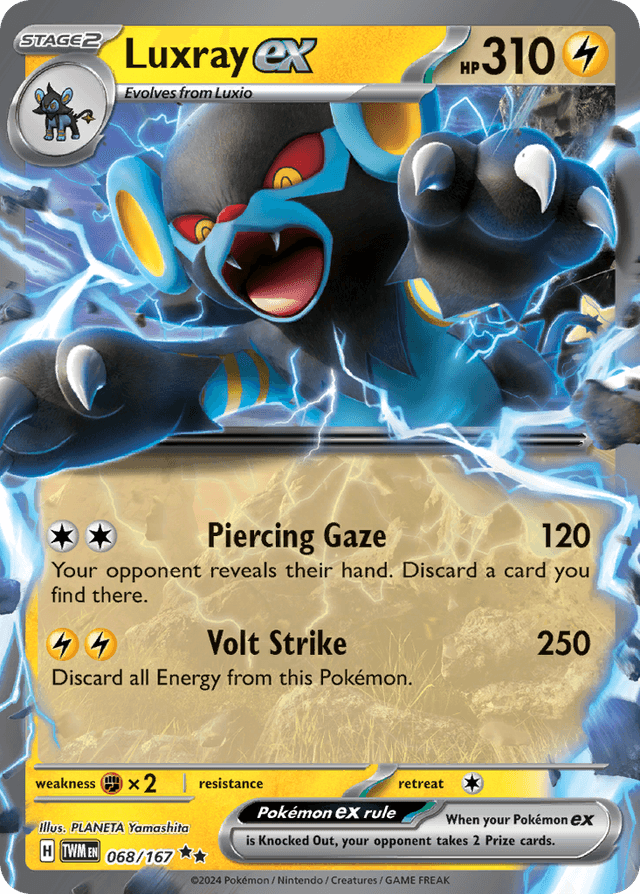 Luxray ex — Twilight Masquerade #68