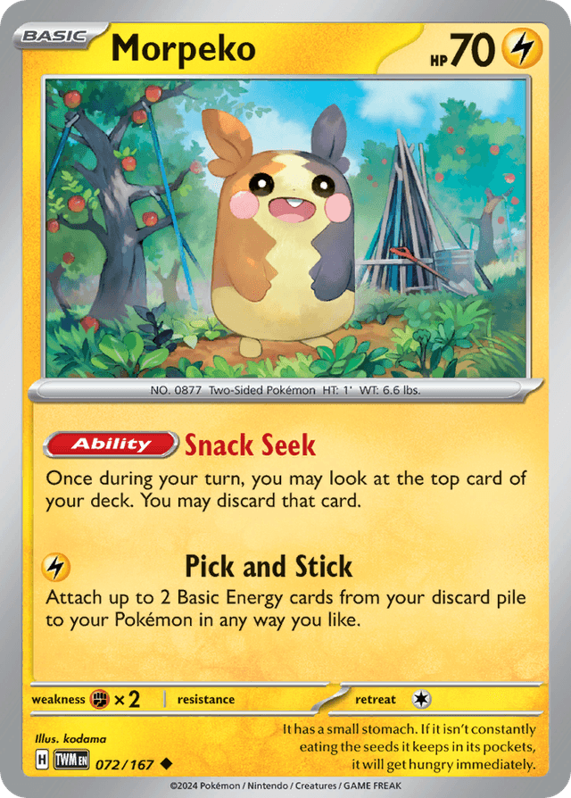 Morpeko — Twilight Masquerade #72
