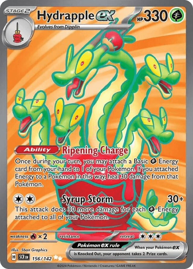 Hydrapple ex — Stellar Crown #156