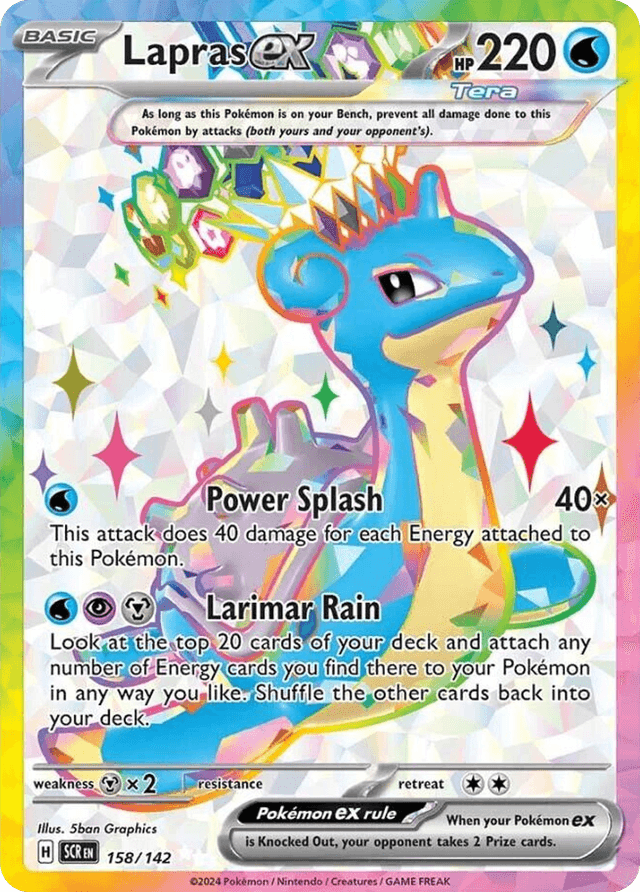Lapras ex — Stellar Crown #158