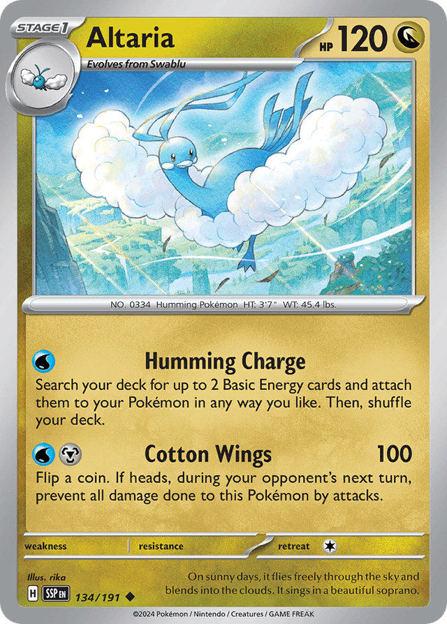Altaria — Surging Sparks #134