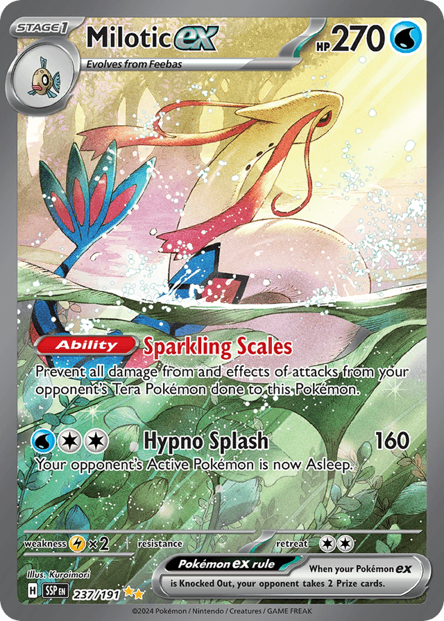 Milotic ex — Surging Sparks #237