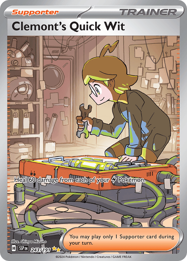 Clemont's Quick Wit — Surging Sparks #243