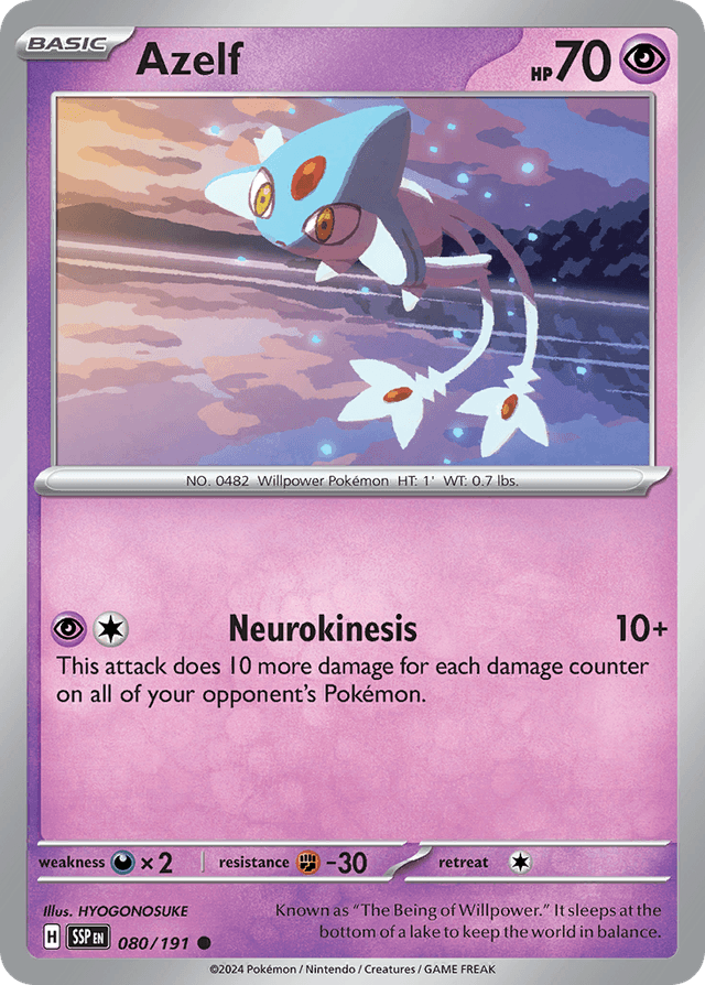 Azelf — Surging Sparks #80