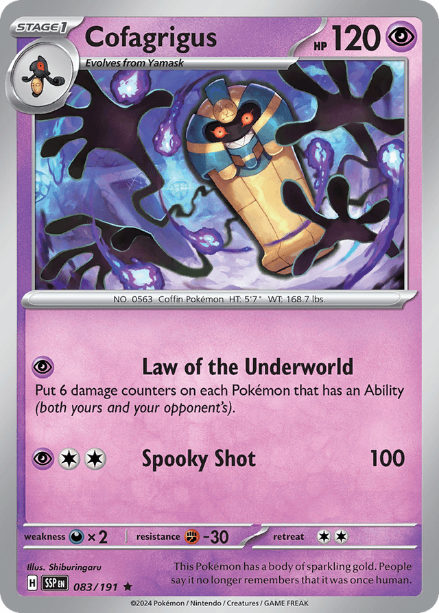 Cofagrigus — Surging Sparks #83
