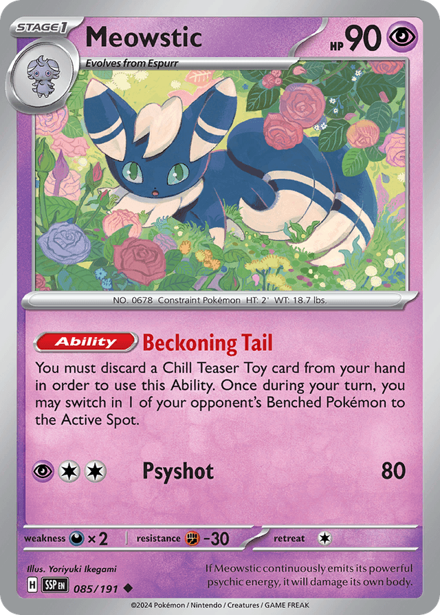 Meowstic — Surging Sparks #85