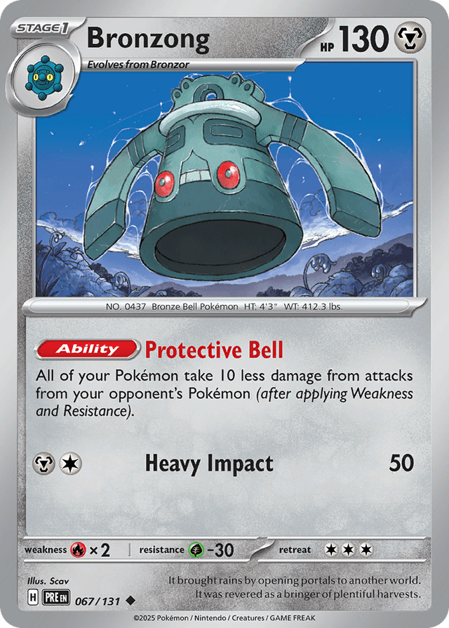 Bronzong — Prismatic Evolutions #67