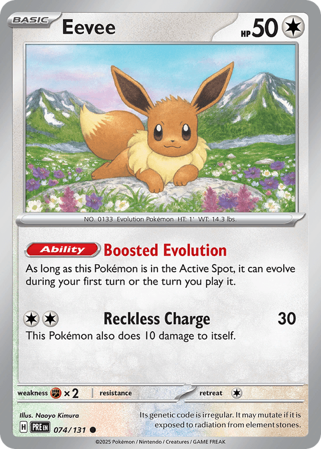 Eevee — Prismatic Evolutions #74