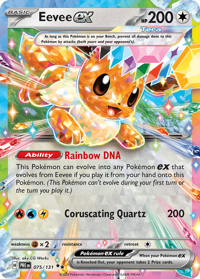 Eevee ex — Prismatic Evolutions #75