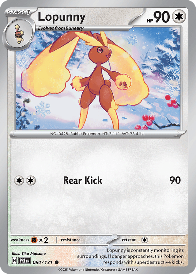 Lopunny — Prismatic Evolutions #84
