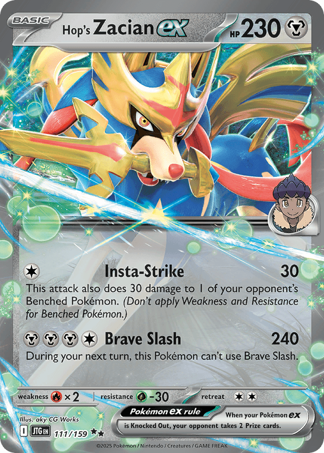 Hop's Zacian ex — Journey Together #111
