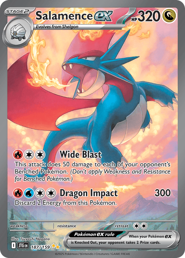 Salamence ex — Journey Together #187