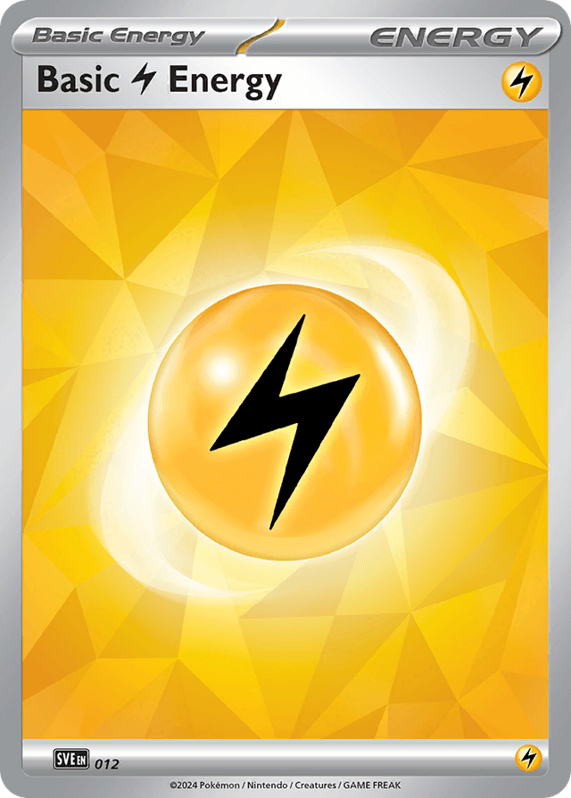 Basic Lightning Energy — Scarlet & Violet Energies #12