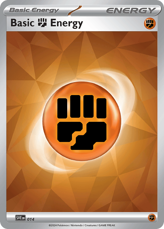 Basic Fighting Energy — Scarlet & Violet Energies #14