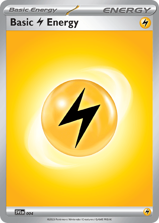 Basic Lightning Energy — Scarlet & Violet Energies #4