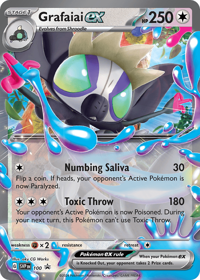 Grafaiai ex — Scarlet & Violet Black Star Promos #100