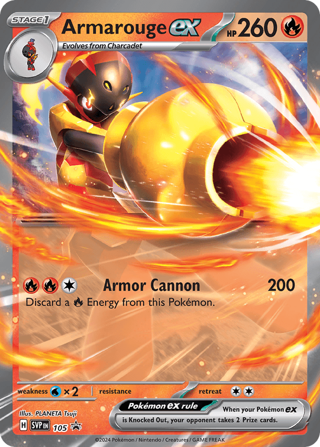 Armarouge ex — Scarlet & Violet Black Star Promos #105