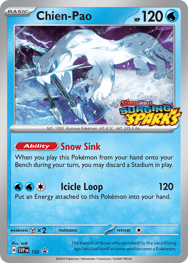 Chien-Pao — Scarlet & Violet Black Star Promos #152