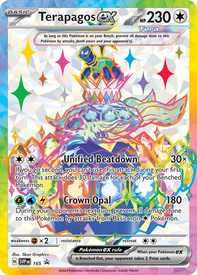 Terapagos ex — Scarlet & Violet Black Star Promos #165