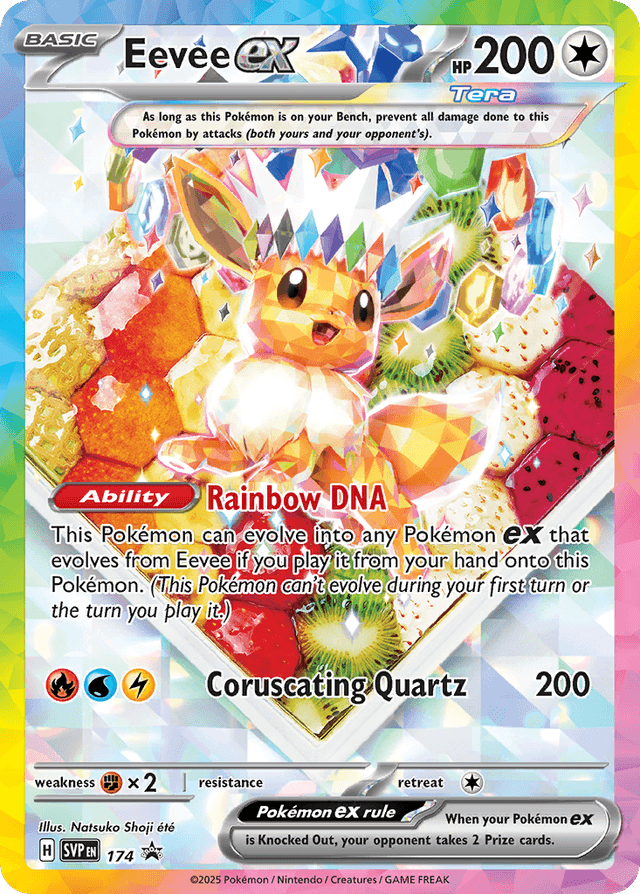 Eevee ex — Scarlet & Violet Black Star Promos #174