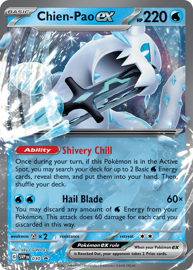 Chien-Pao ex — Scarlet & Violet Black Star Promos #30