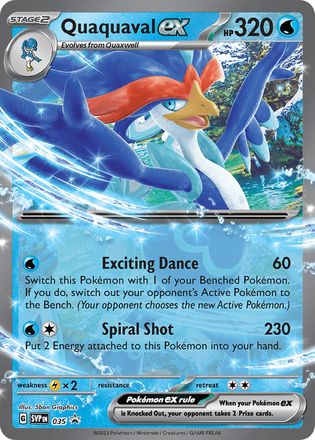Quaquaval ex — Scarlet & Violet Black Star Promos #35