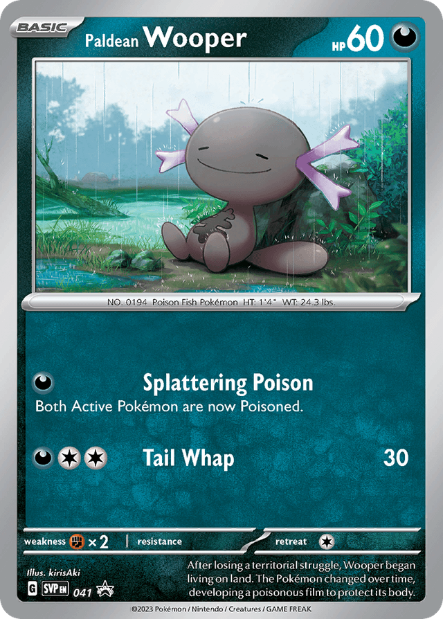 Paldean Wooper — Scarlet & Violet Black Star Promos #41
