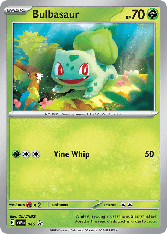 Bulbasaur — Scarlet & Violet Black Star Promos #46