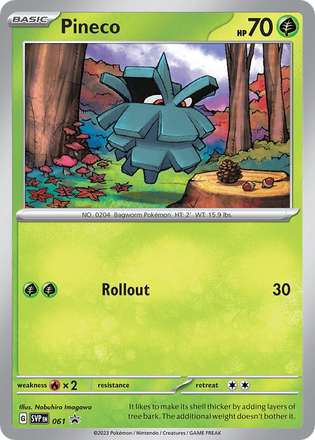 Pineco — Scarlet & Violet Black Star Promos #61